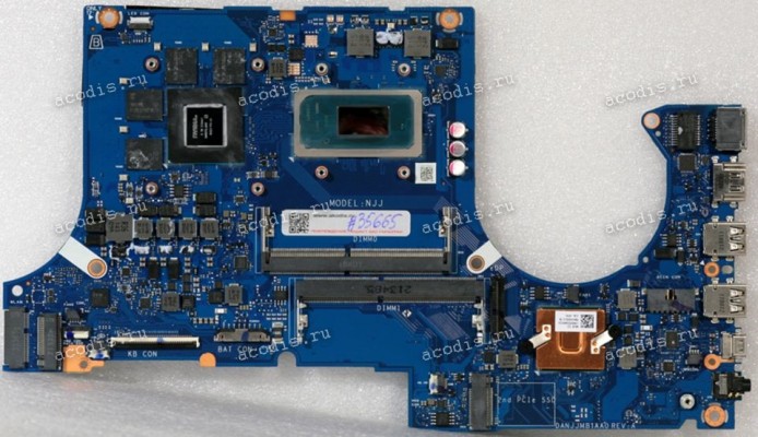 MB Asus FX506HCB MB._0M/I5-11400H/AS (V4G)(U3A*2+U3C) (Asus p/n: 90NR0720-R00040, 31NJJMB05T0A3C, 60NR0720-MB6002) DANJJMB1AA0 REV:A Chips Intel SRKT1, nVidia GN20-P0-D-A1, SKhynix H56C8H24AJR-S2C *4, ALC3251, PS8409A, ITE IT5570VG-128 DX0