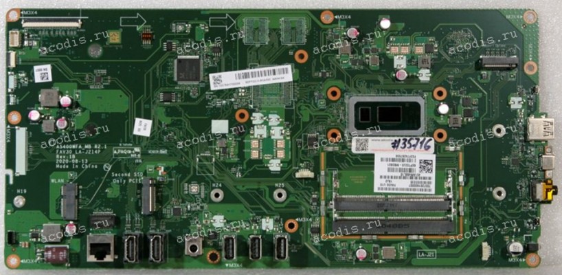 MB Asus A5400WFA MB_10110U/UMA (WO/TPM)(HDMI-IN)/COMPAL 71NJ6188008 (Asus p/n: 90PT02J0-R04000, 60PT02J0-MB3B01) A5400WFA_MB R2.1 FAV30 LA-J214P Rev:1B Chips Intel SRGL0, RTD2526A, ENE KB9022Q D, APA2622B, ALC3251