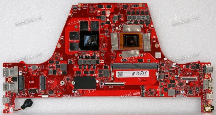 MB Asus GA401QC MB._16G/R7-5800HS/AS (V4G) (Asus p/n: 90NR05T0-R00020, XD18MC000G) Chips AMD 100-000000295, SEC K4ABG165WA-MCWE *4, nVidia GN20-P0-A1, SKhynix H56C8H24AIR-S2C *4, ALC285