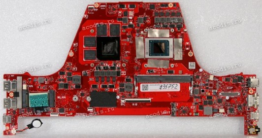 MB Asus GA401QEC MB._8G/R9-5900HS (V4G) (Asus p/n: 90NR05R0-R00030, 5B15MC018L) GA401QEC R1.1 Chips AMD 100-000000300, SEC K4AAG165WA-BCWE *4, nVidia GN20-P1-A1, Samsung K4Z80325BC-HC14 *4, ALC3251