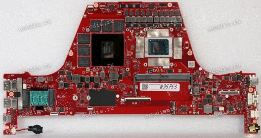 MB Asus GA401QM MB._8G/R9-5900HS (V6G) (Asus p/n: 90NR05S0-R00020, XW15MC00YL) GA401QM R1.4 Chips AMD 100-000000300, SEC K4AAG165WA-BCWE *4, nVidia GN20-E3-A1 RTX3060, Samsung K4Z80325BC-HC14 *6, ALC285