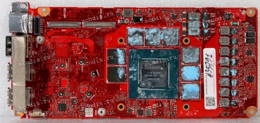 Video Asus GV301QH_GC31S MB._0M/WOCPU (V16G)NEW1 (Asus p/n: 90NR06C0-R00062, 90NR06C0-R00061, 90NR06C0-R00060, 1K12MC0049) Chips nVidia GN20-E7-A1 RTX 3080 Max-Q, Samsung K4ZAF325BM-HC14 *8, ITE IT8237FN120A-BXA