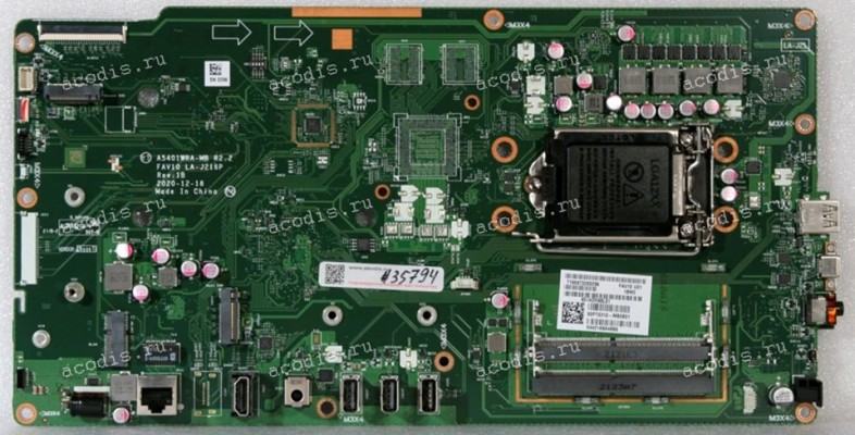 MB Asus A5401WRA MB._0G/H470/AS (WO/TPM/WO/HDMI-IN)/COMPAL 71NJ6388016 (Asus p/n: 90PT0310-R00010, 60PT0310-MB0B01) A5401WRA-MB R2.2 FAV10 LA-J216P Rev:1B Chips Intel SRH14, ENE KB9022Q D, APA2622B, ALC3251, LV8549D, RTL8111G, PS8407A, RTD2136N, NCP81220