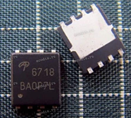 Транзистор Alpha&Omega AON6718 30V 80A DFN5X6 N-Channel Enhancement Mode Field Effect Transistor
