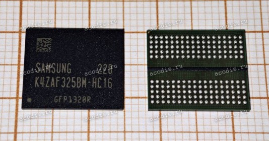 Микросхема Samsung K4ZAF325BM-HC16 GDDR6 2GB