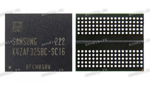 Микросхема Samsung K4ZAF325BC-SC16 GDDR6 2GB