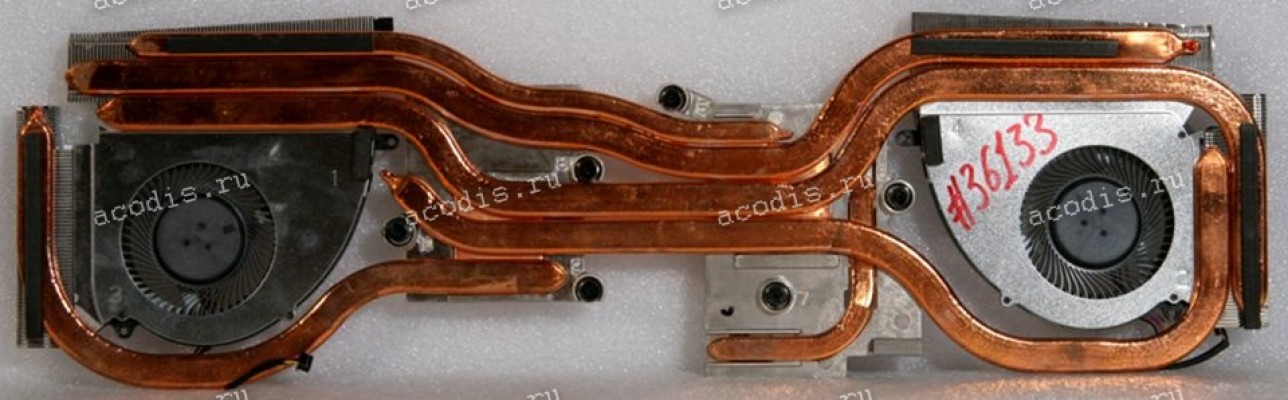 Сист.охл. MSI Alpha 17 C7V, C7VG-026XBY (9S7-17KK11-026), C7VG-041CN, MS-17KK, Eindhoven 5706 5692 ER Son (E322501840B22, E330401780MC2 AAVID THERMALLOY PABD1A010SHL, E330801450B220 AAVID THERMALLOY PABD1A010SHR) 2 кулера