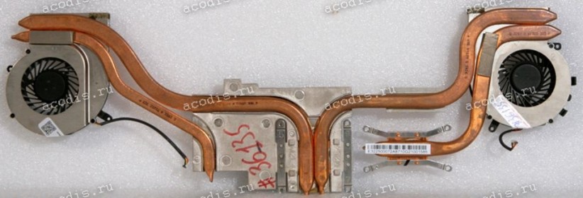 Сист.охл. MSI GE72, GE72VR, GL72, GL72VR, GP72, GP72VR, 6GF, 6RF, 7RF, MS-179Bб MS-179С Leopard Pro (PAAD06015SL-N302 PAAD06015SL-N303, PAAD06015SL-N317, PAAD06015SL-N318, E322500072A, E322500073A, E322500143A, E322500147A) 2 кулера
