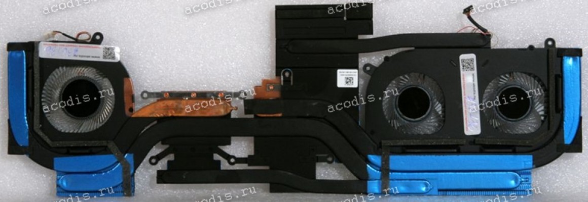 Сист.охл. Acer Predator Triton 500 PT515-51 (24.Q50N1.001, 24.Q50N1.002, 24Q50N1001, 24Q50N1002, 9613S4R, 9723S4R, CSI4600GY010001, CSI4600GY0I0001, ND75C23-18K03, NS65C11-18K04) 3 кулера