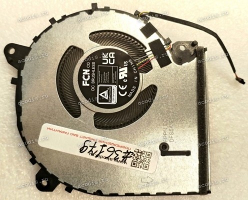 Кулер Asus X415JP (p/n 13NB0SQ0T04011) 5V THM FAN(CHANGE IC) NEW UKCA LABEL (FORCECON)