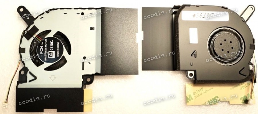 Кулер Asus G531GV (p/n 13NR01IOP02111, DFS5K12115491L-FMMR) 5V 0.5A THERMAL VGA FAN