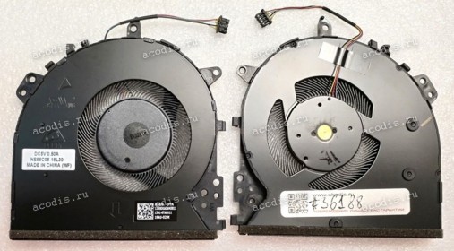 Кулер Asus X512UA, X512UB, X512UF, X512DA, X512DK (p/n 13NB0KA0AM0811, NS85C05-18L30) 5V THE FAN ASSY 4pin мини