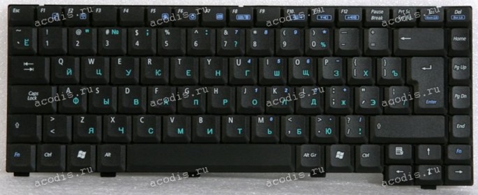 Keyboard Asus A3, A3G/H/L/N, A3000, A6000*,A6*, Z9, Z9100 чёрная матовая русифицированная (04GNA51KRUS, 04GNLA1KRU00, 9J.N6882.10R)