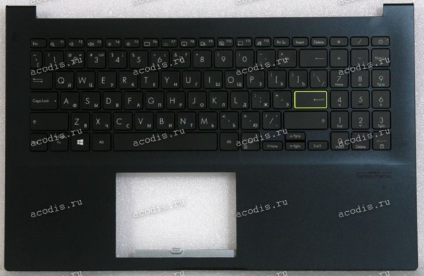 Keyboard Asus X513EA-1K тёмно-синий, русифицированный (90NB0SG4-R31RU03, 13N1-BBA0902)+Topcase