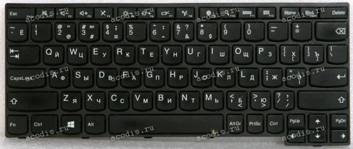 Keyboard Lenovo ThinkPad 11e 20G9S05K00 (Pentium 4405U) чёрная (SN20L08523, 65M0078, 01AW030, MO-863SU, AELI8701110, MP-13S83SU-9201)
