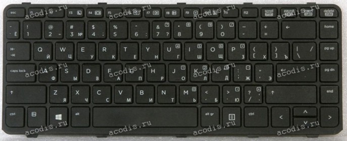 Keyboard HP ProBook 430 чёрный матовый русифицированная (767470-251, PK131591A06, 7J1480, 9ZN9JSC.C0R)
