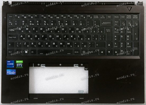 Keyboard Machenike S16 чёрный матовый, русифицированная (6-39-NP602-P18-01A, 6-78-NP60PNPHM2-010)+Topcase