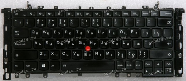 Keyboard Lenovo Thinkpad S1 Yoga чёрная русифицированная  (04Y2643, SN20A45481, PK1310D1A06, AM10D000600, ST-83SU)