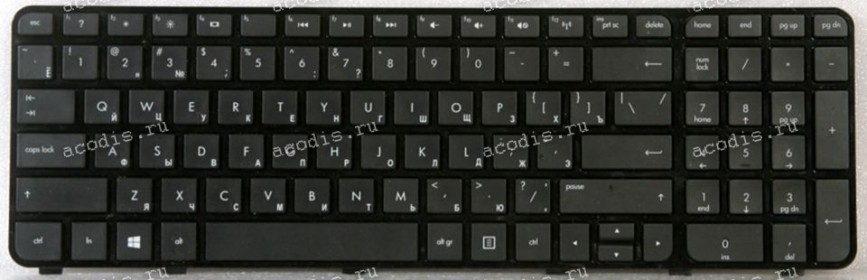 Keyboard HP Pavilion dv6-7000 черная  (SG-49520-XAA, 697454-251, 90.4XT07.LOR, SN8115)