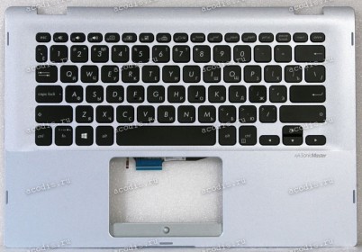 Keyboard Asus TP412FAC-1B светлый серо-голубой русифицированный (90NB0N32-R32RU0)+Topcase