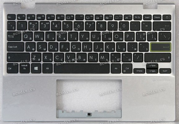 Keyboard Asus E210MA--1W  серебристая русифицированная (90NB0R42-R32RU0, 3BBKZTAJN80, 13NB0R42AP1202)+Topcase