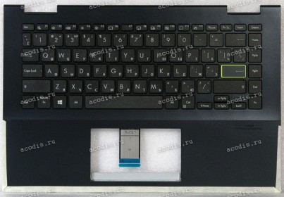 Keyboard Asus TP420IA-2K тёмно-синий русифицированный (90NB0RN1-R31RU0, HQ207D0205)+Topcase