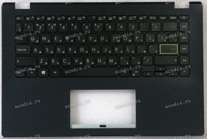 Keyboard Asus E410MA--1B чёрно-синий русифицированный (90NB0Q11-R32RU0, 3BBKWTAJN60)+Topcase