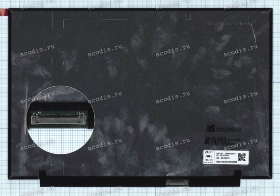 MND307DA1-B (узкая, шаг 0.4mm, 72%) 2560x1600 LED 20+20 пин slim new