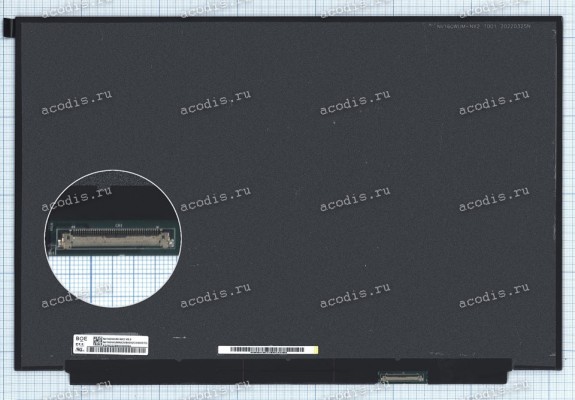 NV160WUM-NX2 (узкая 165Hz, 72% +) 1920x1200 LED 30 пин slim new