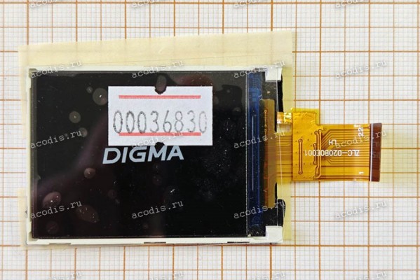 2.0 inch LCD DC850 (для Digma DiCam 850) 320x240 LED  пин  разбор