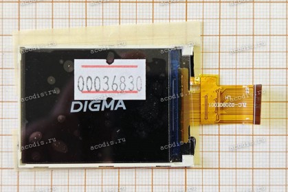 2.0 inch LCD DC850 (для Digma DiCam 850) 320x240 LED  пин  разбор