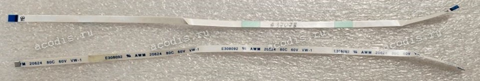 FFC шлейф 6 pin прямой, шаг 0.5 mm, длина 234 mm