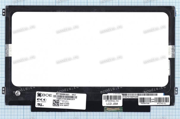 NT116WHM-N21 1366x768 LED 30 пин slim NEW