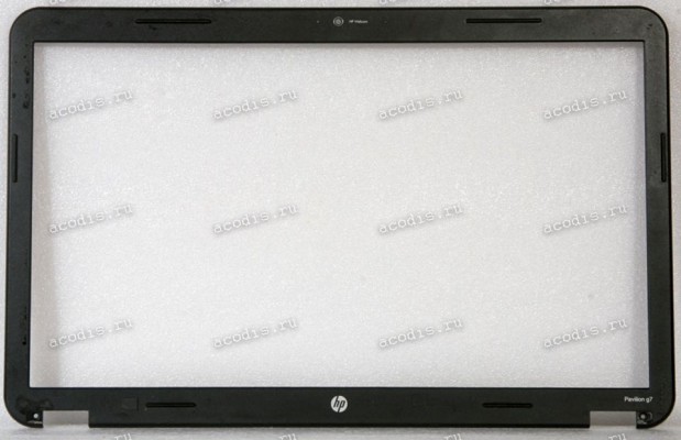 Верх. кр. рамка HP Pavillion G7-1000 чёрная матовая (646502-001)