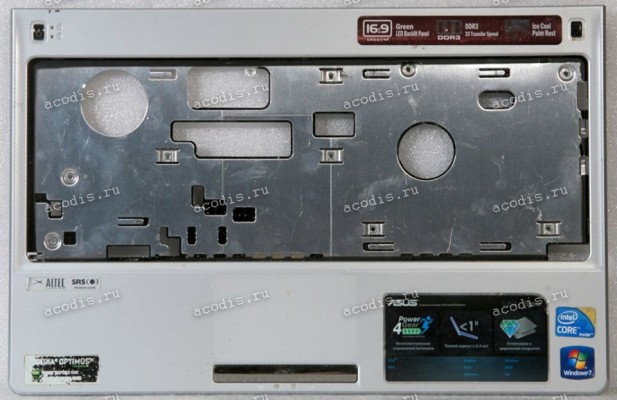 Palmrest Asus U35J, UL30JT серебристый (13N0-JAA0301)