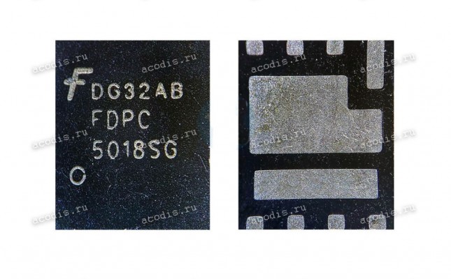 Микросхема Fairchild FDPC5018SG POWER CLIP 56 DUAN N-MOSFET (FDPC 5018SG, Asus p/n: 07005-02160000) NEW original Микросхема Fairchild FDPC5018SG POWER CLIP 56 DUAN N-MOSFET (FDPC 5018SG, Asus p/n: 07005-02160000) NEW original