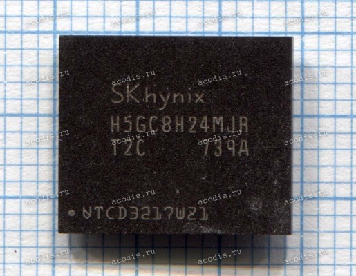 Микросхема SKhynix H5GC8H24MJR-T2C GDDR5 256M*32 6.0 1.5V BGA170 (Asus p/n: 03008-00051000) NEW original Микросхема SKhynix H5GC8H24MJR-T2C GDDR5 256M*32 6.0 1.5V BGA170 (Asus p/n: 03008-00051000) NEW original