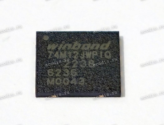 Микросхема WinBond W74M12JWPIQ, 74M12JWPIQ 1,8v 128Mb WSON-8