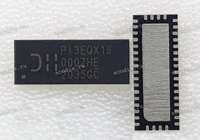 Микросхема Pericom PI3EQX16000ZHE W-QFN3060-40 (PI3EQX1 6000ZHE) с разбора