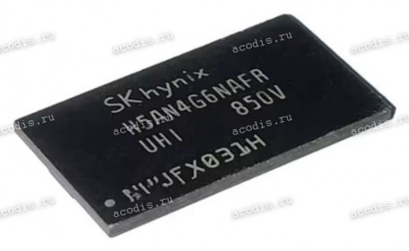 Микросхема SKHynix H5AN4G6NAFR-UHC DDR4 2400 4Gb 256M*16 1.2V FBGA96 (Asus p/n: 03012-00010000, 03012-00050000) с разбора original
