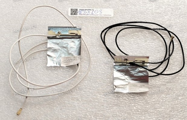 Antenna WIFI Lenovo IdeaPad G580, G585 (p/n: DC33000YH10, DC33000YH00) (2 кабеля) REV:1.0