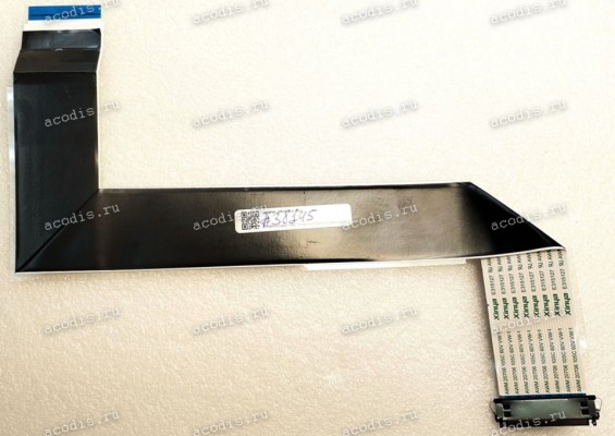 LCD LVDS FFC шлейф мониторный 30 pin обратный, шаг 1.0 mm, длина 415 mm с замком с одной стороны