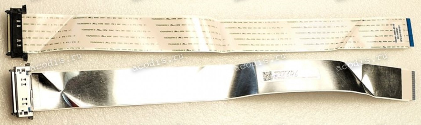 LCD LVDS FFC шлейф мониторный 51 pin обратный, шаг 0.5 mm, длина 345 mm с замком с одной стороны (p/n: R0461-2851-0112) LCD LVDS FFC шлейф мониторный 51 pin обратный, шаг 0.5 mm, длина 345 mm с замком с одной стороны (p/n: R0461-2851-0112)