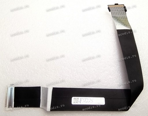 LCD LVDS FFC шлейф мониторный 30 pin обратный, шаг 1.0 mm, длина 380 mm, с замками с двух сторон