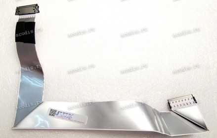 LCD LVDS FFC шлейф мониторный 30 pin обратный, шаг 1.0 mm, длина 445 mm, с замками с двух сторон