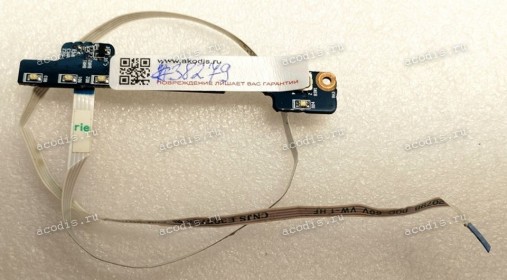 Button board & cable Clevo W670S W670SR W670SC (p/n: 6-71-W670S-D02)