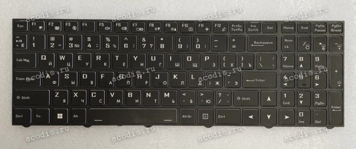 Keyboard Digma GMNG Skill, GMNG RUSH (6-80-N1510-28A-1DM, SP35840) (Black/Matte/RUO/LED)