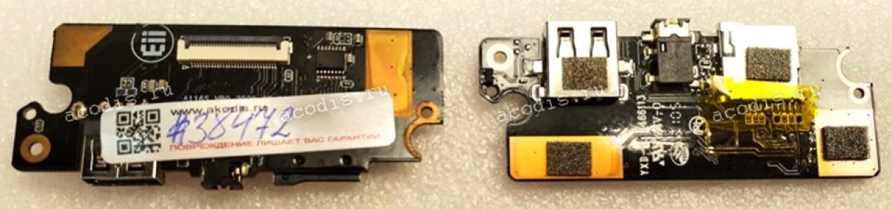 CardReader board+USB+Audio+LAN Digma EVE 15 C413, Irbis NB141, NB260 (p/n YXD-ML E466113) A116S VB0 (плата расширения портов с разъемами, портами USB, Audio, картридер) CardReader board+USB+Audio+LAN Digma EVE 15 C413, Irbis NB141, NB260 (p/n YXD-ML E466113) A116S VB0 (плата расширения портов с разъемами, портами USB, Audio, картридер)