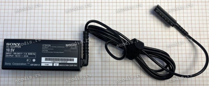 Кабель сетевой 220v и адаптер Sony SGPAC 10V2 ADP-30KH (10.5V, 2.9A) (p/n 148977713, A1867972A) AC ADAPTER SGPAC 10V2 (F) (S)
