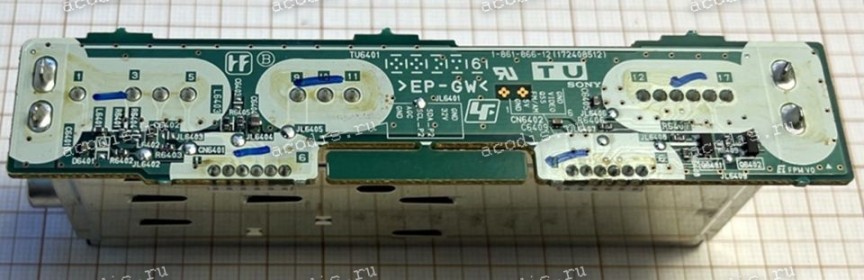 Tuner PCB Television Repair Sony KLV-26HG2 (p/n A1410972A, A-1410-972-A, 1-861-866-12 (17244085121)) MOUNTED PWB, TU